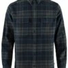 Fjallraven Ovik Twill Shirt - Dark Navy/Basalt -Fatbuddha Store ovik twill shirt dark navy basalt p36296 122705 medium