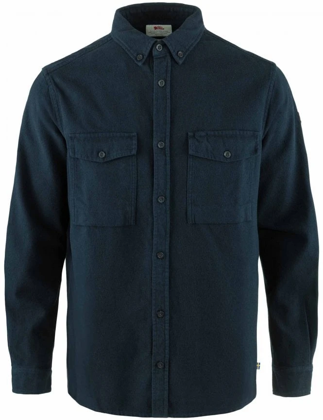 Fjallraven Ovik Twill Shirt - Dark Navy 3 Fjallraven Ovik Twill Shirt - Dark Navy
