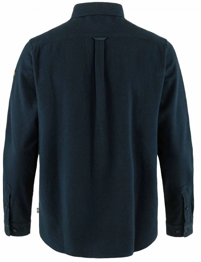 Fjallraven Ovik Twill Shirt - Dark Navy 4 Fjallraven Ovik Twill Shirt - Dark Navy - Image 2