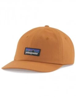 Patagonia P-6 Logo Trad Cap in Umber Brown – Organic Cotton Low Crown Strapback Hat