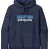 Patagonia P-6 Logo Uprisal Hooded Sweat - New Navy -Fatbuddha Store p 6 logo uprisal hooded sweat new navy p32229 109681 medium