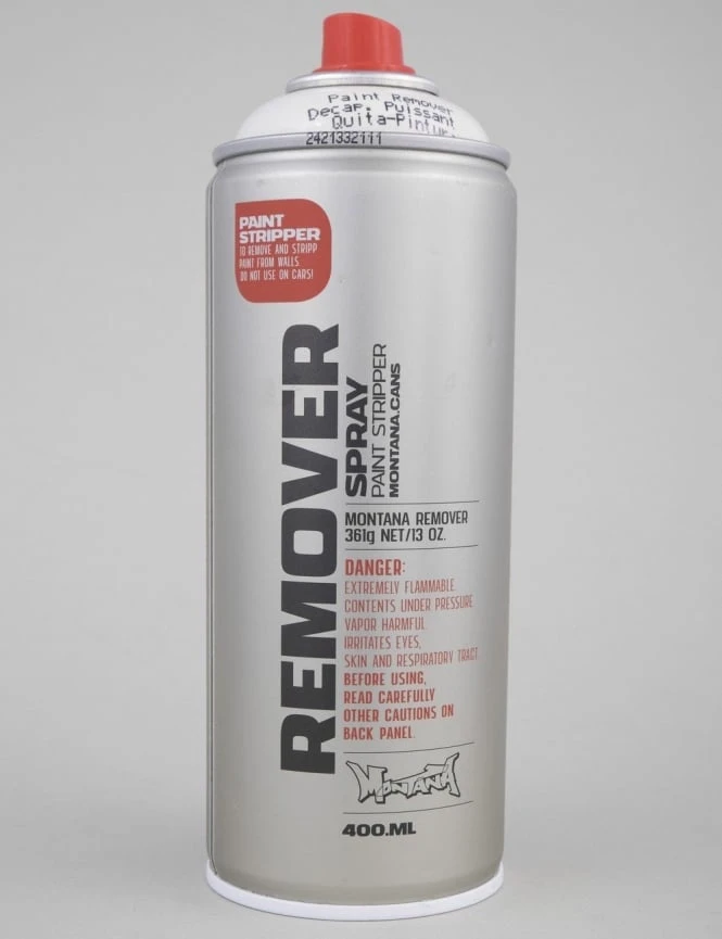 MONTANA Paint Remover Spray Can 400ml - Remover RM400 3 MONTANA Paint Remover Spray Can 400ml - Remover RM400