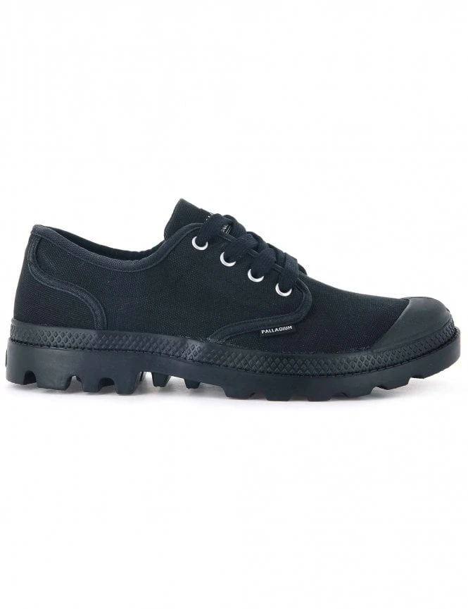 Palladium Pampa Oxford Lo Shoes - Black 3 Palladium Pampa Oxford Lo Shoes - Black