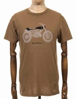 Deus Ex Machina Pedrosa Tracker Tee - Tobacco