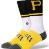 Pit Colour Performance Crew Socks - White Ribbed Athletic Socks