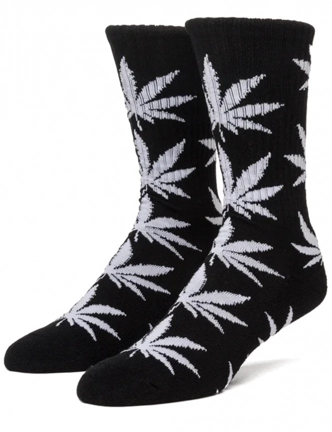 HUF Plantlife Socks (3 Pack) – Navy, Black & Charcoal Multi-Colorway Signature Crew Socks 4 HUF Plantlife Socks (3 Pack) – Navy, Black & Charcoal Multi-Colorway Signature Crew Socks - Image 2