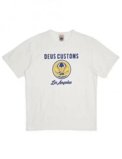 Deus Ex Machina Plymouth Tee - Vintage White