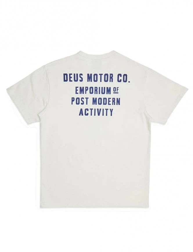 Deus Ex Machina Plymouth Tee - Vintage White 4 Deus Ex Machina Plymouth Tee - Vintage White - Image 2