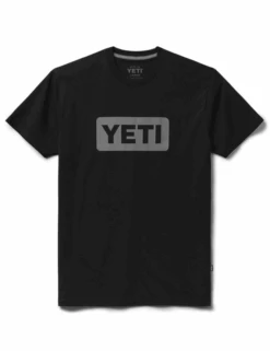 Yeti Premium Logo Badge Tee - Black/Grey