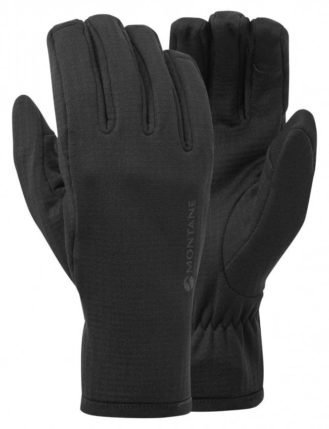 Montane Protium Stretch Fleece Gloves in Black – Touchscreen Compatible Thermo Grid Performance Gloves 3 Montane Protium Stretch Fleece Gloves in Black – Touchscreen Compatible Thermo Grid Performance Gloves