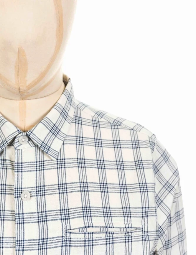 Purpose Shirt - Indigo/Chalk 7 Purpose Shirt - Indigo/Chalk - Image 5