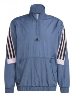 Adidas Originals Quarter Zip Sweat - Wonder Steel