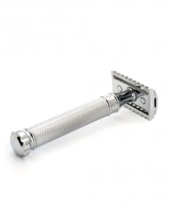 R41 TWIST Traditional Safety Razor (Open Comb) - Chrome -Fatbuddha Store r41 twist traditional safety razor open comb chrome p25302 88410 medium