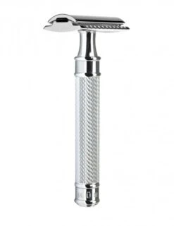 R89 Grande Traditional Safety Razor (Closed Comb) - Chrome