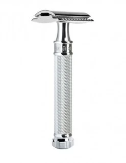 R89 TWIST Traditional Safety Razor (Closed Comb) - Chrome