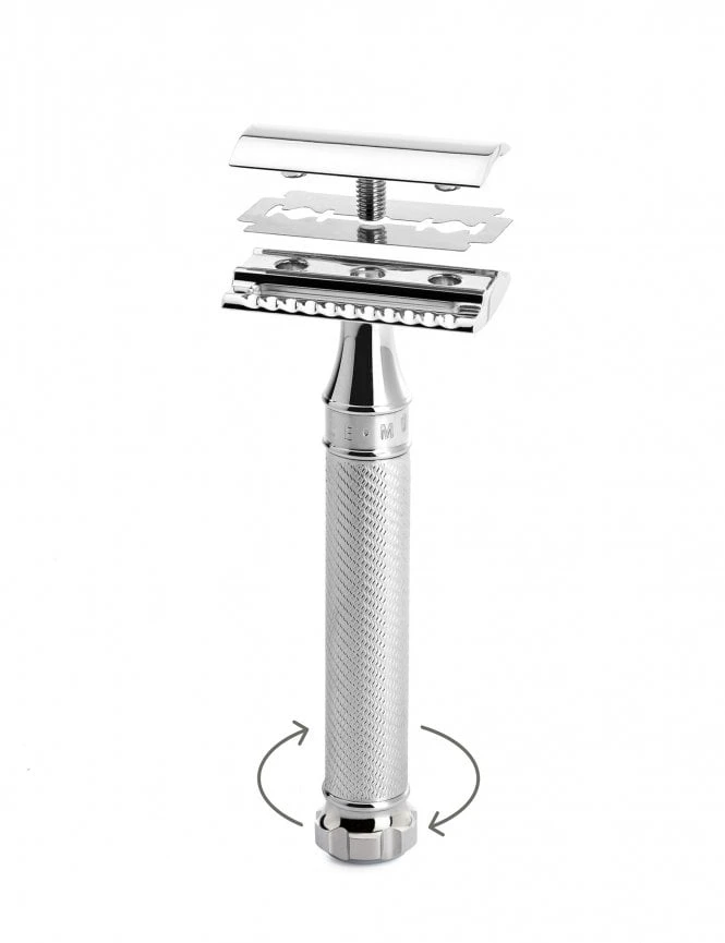 R89 TWIST Traditional Safety Razor (Closed Comb) - Chrome 5 R89 TWIST Traditional Safety Razor (Closed Comb) - Chrome - Image 3
