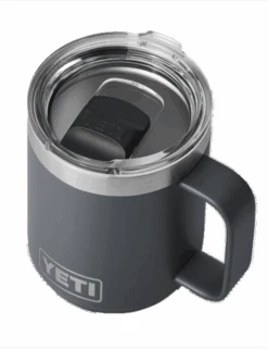Yeti Rambler 10oz Stackable Mug - Charcoal Grey with MagSlider Lid -Fatbuddha Store rambler 10oz mug charcoal p35691 116866 medium