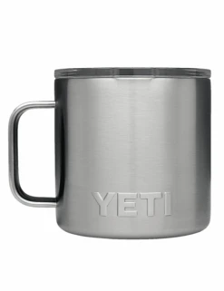 Yeti Rambler 14oz Mug – Stainless Steel Double-Wall Vacuum Insulated Camp Mug