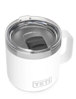 Yeti Rambler 14oz Stackable Mug White – Insulated Stainless Steel Coffee & Beer Mug with MagSlider Lid -Fatbuddha Store rambler 14oz mug white p31254 107258 medium