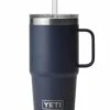Yeti Rambler 25oz Mug W/ Staw Lid - Navy -Fatbuddha Store rambler 25oz mug w staw lid navy p35700 117499 medium