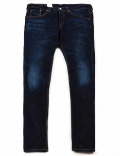 Regular Tapered Rainbow Selvedge Jeans - Blue Dark Used Wash