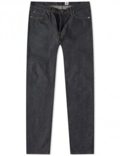 Regular Tapered Rainbow Selvedge Jeans - Blue Unwashed