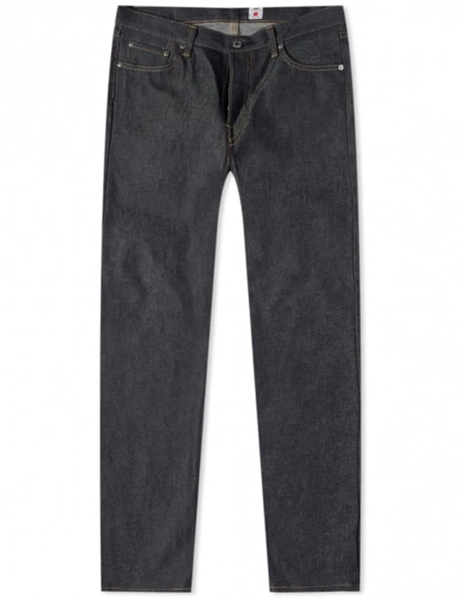 Regular Tapered Rainbow Selvedge Jeans - Blue Unwashed 3 Regular Tapered Rainbow Selvedge Jeans - Blue Unwashed