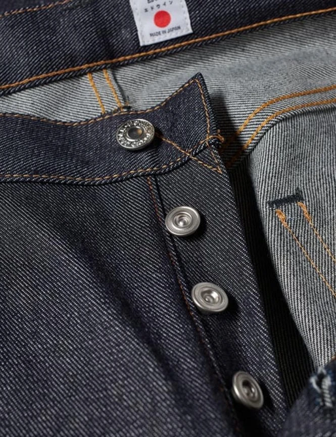 Regular Tapered Rainbow Selvedge Jeans - Blue Unwashed 4 Regular Tapered Rainbow Selvedge Jeans - Blue Unwashed - Image 2