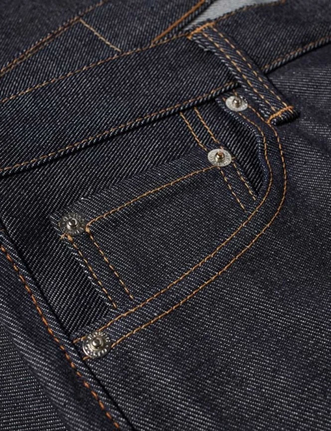 Regular Tapered Rainbow Selvedge Jeans - Blue Unwashed 5 Regular Tapered Rainbow Selvedge Jeans - Blue Unwashed - Image 3