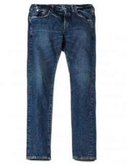 Regular Tapered Rainbow Selvedge Jeans - Mid Dark Used Wash