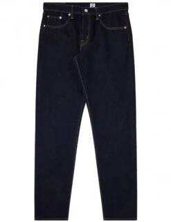 Regular Tapered Stretch Jeans - Blue Rinsed