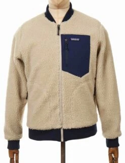 Patagonia Retro-X Fleece Bomber Jacket - Pelican