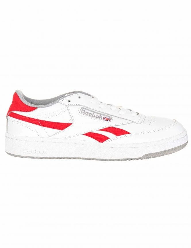 Reebok Revenge Plus Trainers - White/Primal Red 4 Reebok Revenge Plus Trainers - White/Primal Red - Image 2