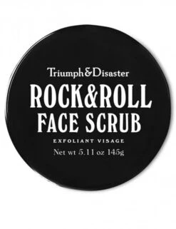 Triumph & Disaster Rock & Roll Suicide Face Scrub (145g) β Volcanic Ash & Green Clay Exfoliator