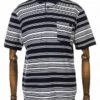 Royal Stripe Polo Shirt - Navy -Fatbuddha Store royal stripe polo shirt navy p23163 81965 medium