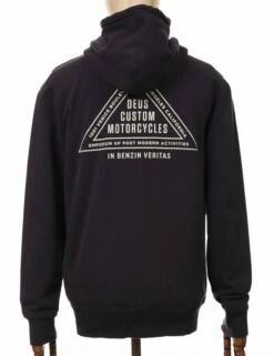 Deus Ex Machina Roza Hooded Sweat - Phantom Black -Fatbuddha Store roza hooded sweat phantom black p28402 98641 medium