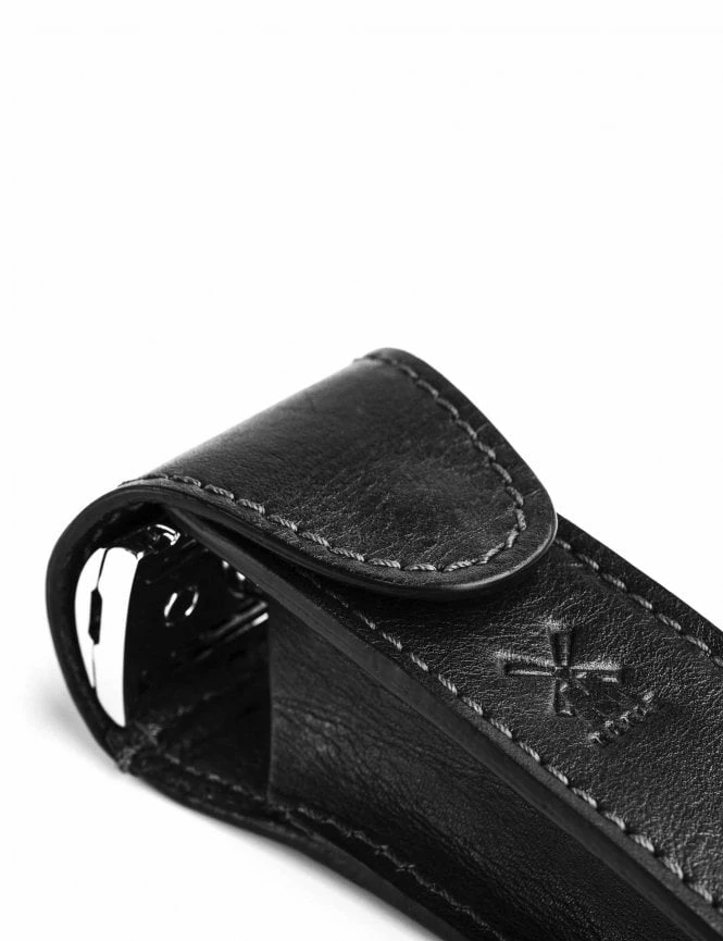 Mühle RT6 Black Full Grain Leather Safety Razor Travel Pouch – Protective Slim Case 4 Mühle RT6 Black Full Grain Leather Safety Razor Travel Pouch – Protective Slim Case - Image 2