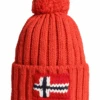 Napapijri Semiury 4 Pom Beanie Hat - Bright Red Ribbed Knit 2 Napapijri Semiury 4 Pom Beanie Hat - Bright Red Ribbed Knit -Fatbuddha Store semiury pom beanie hat red p33968 113715 medium