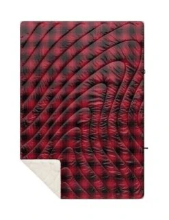 Rumpl Sherpa Puffy Blanket - Ombre Plaid