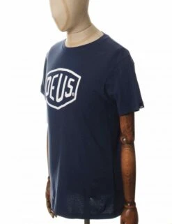 Deus Ex Machina Shield Logo Tee - Navy 10 Deus Ex Machina Shield Logo Tee - Navy -Fatbuddha Store shield logo tee navy p30079 103238 medium