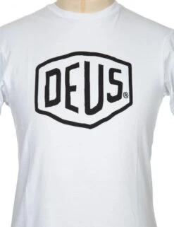 Deus Ex Machina Shield Logo Tee - White 8 Deus Ex Machina Shield Logo Tee - White -Fatbuddha Store shield logo tee white p15143 60724 medium