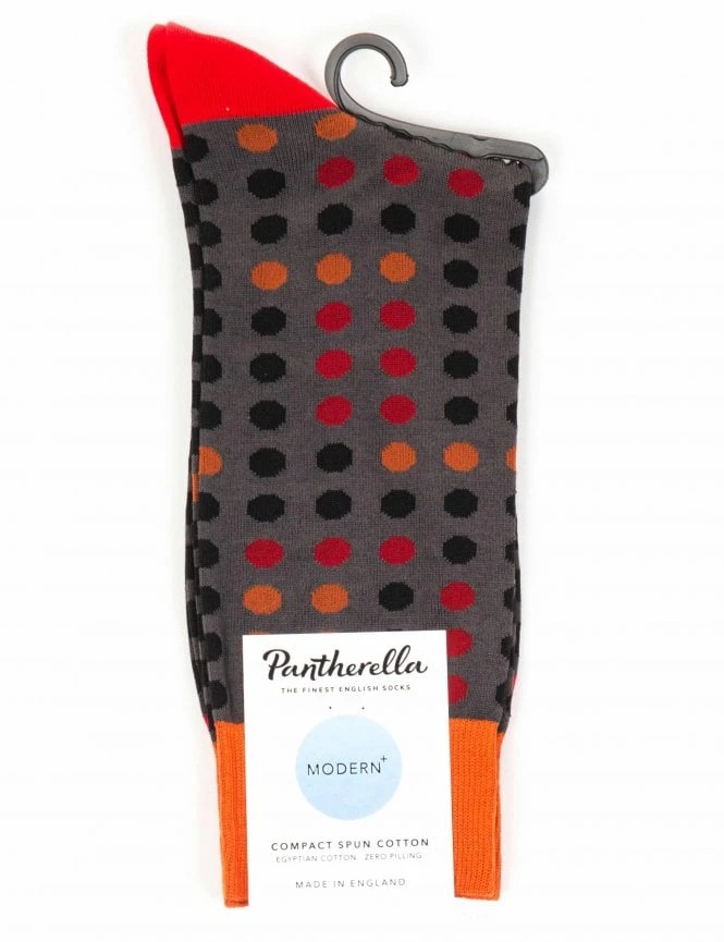 Pantherella Simkin Luxury Ribbed Socks – Dark Grey Melange 3 Pantherella Simkin Luxury Ribbed Socks – Dark Grey Melange