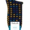 Pantherella Simkin Navy Ribbed Cotton Mix Socks - Luxury Mid-Calf Dress Socks -Fatbuddha Store simkin socks navy p25339 89031 medium