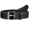 Fjallraven Singi 2.5cm Leather Belt - Black -Fatbuddha Store singi 2 5cm leather belt black p23914 118624 medium