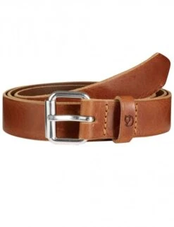 Fjallraven Singi 2.5cm Leather Belt - Cognac - Premium Vegetable Tanned Leather