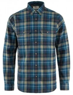 Fjallraven Singi Heavy Flannel Shirt - Navy
