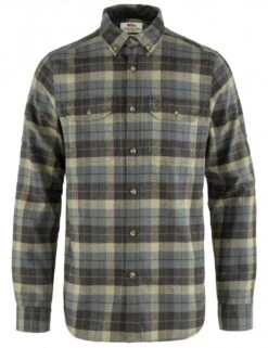 Fjallraven Singi Heavy Flannel Shirt - Super Grey/Storm