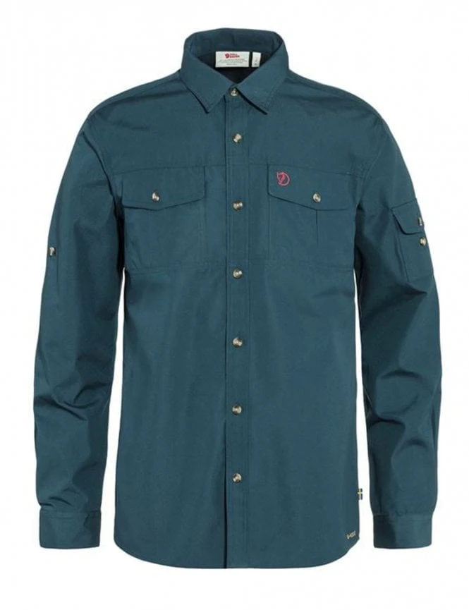 Fjallraven Singi Trekking Shirt - Blue Mountain 3 Fjallraven Singi Trekking Shirt - Blue Mountain