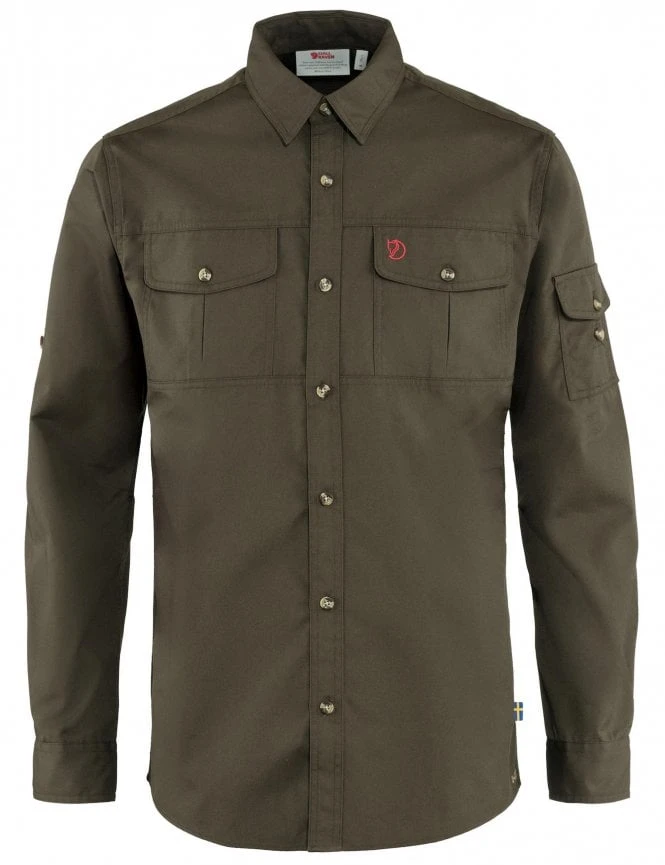 Fjallraven Singi Trekking Shirt - Dark Olive 3 Fjallraven Singi Trekking Shirt - Dark Olive