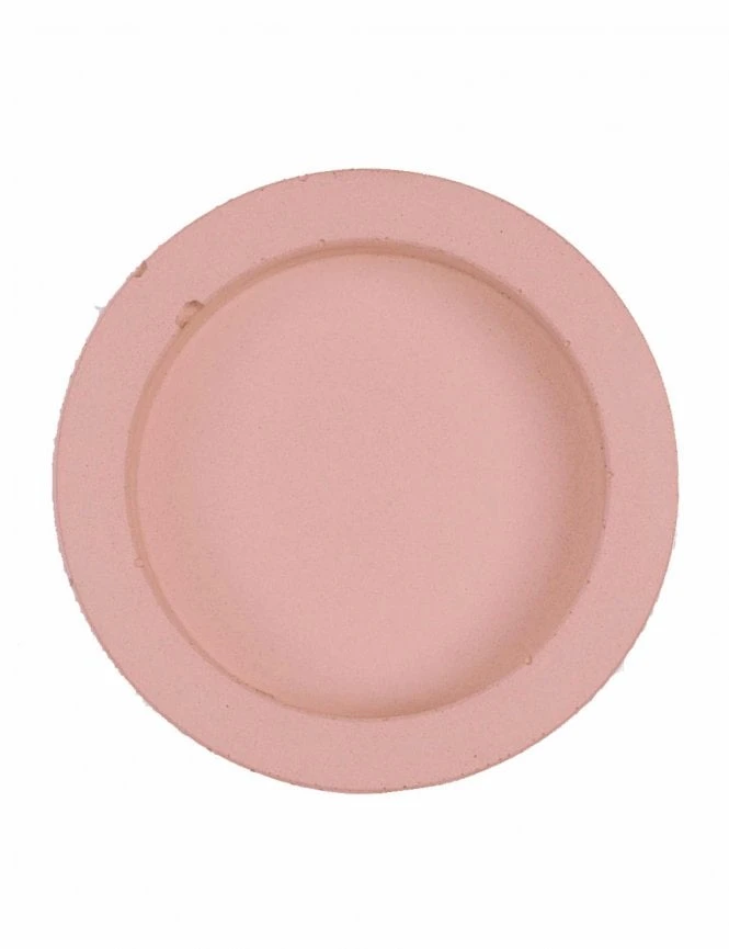 Concrete & Wax Slim Pillar Candle - Blush and Lime Two-Tone Design 5 Concrete & Wax Slim Pillar Candle - Blush and Lime Two-Tone Design - Image 3